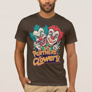 Kompisar i Clowery (Rolig Clown Pun) T Shirt