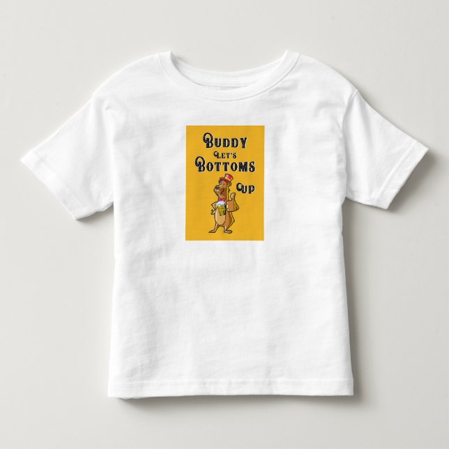 Kompisar Let's Bottoms Up International 4 Augusti  T Shirt (Framsida)