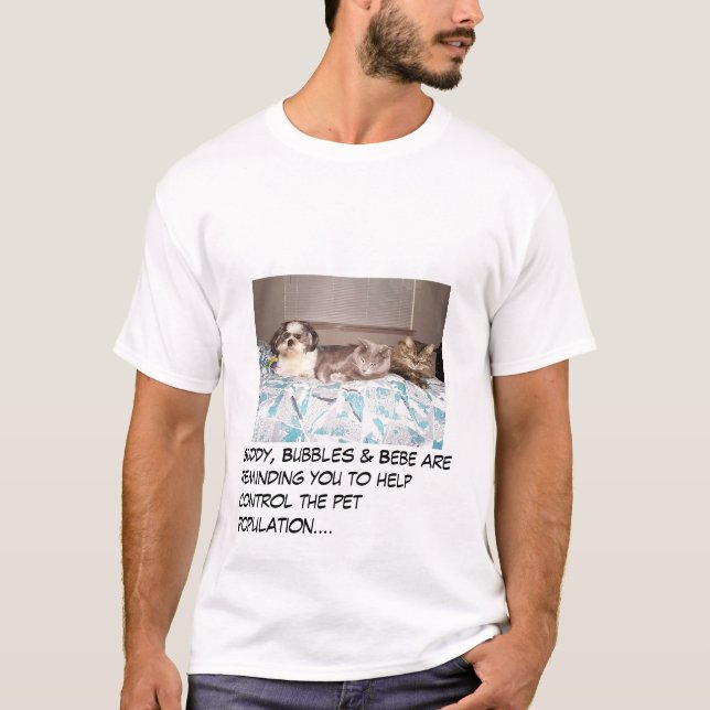 Kompisen bubblar & Bebe T-shirt (Framsida)