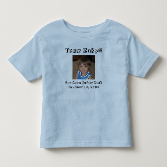 Kompisen går Pic, Team ZakyG, fjärdområdeskompis Tee Shirt (Framsida)