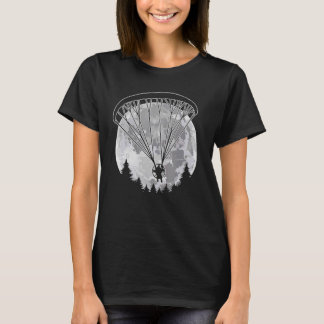 Komplett Moon Power Paraglider Paramotor Pilot T Shirt