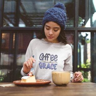 Komplettera din dag med kaffe och nåd t shirt