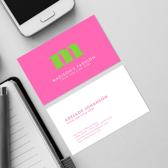 Kompletterande Färg | Finare Initial Visitkort (Skapare uppladdad)