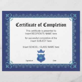 KOMPLETTERANDE INTYG