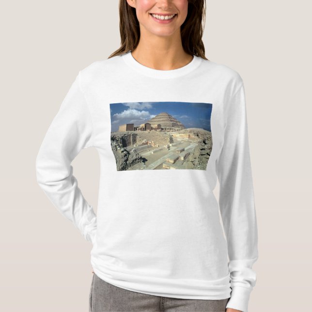 Komplex av Djoser däribland klivapyramiden Tee Shirt (Framsida)