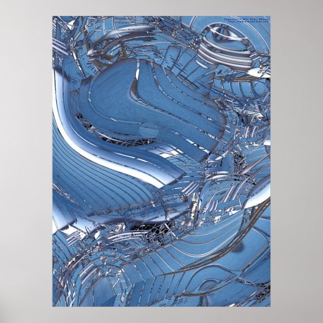 Komplex blå poster (Framsidan)