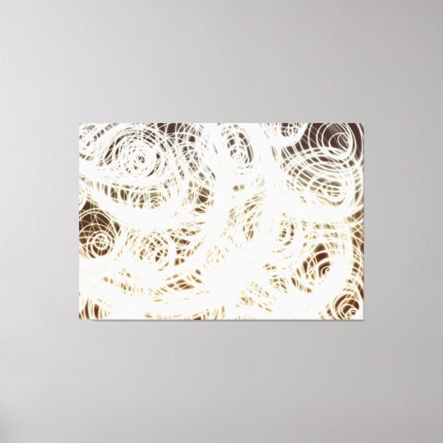 Komplex cirkulär multipla - Kanvastryck (Framsida)