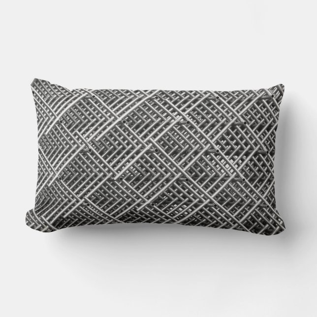 Komplex Metall struktur Lumbarkudde (Framsida)