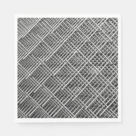 Komplex Metall struktur Pappersservett