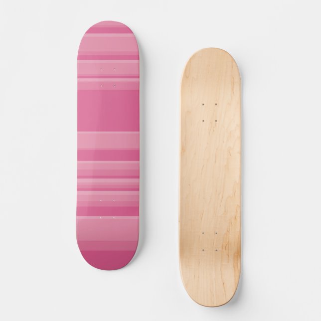 Komplex Rand i Rosa Mini Skateboard Bräda 18,5 Cm (Framsida)