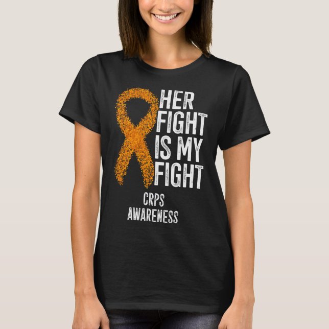Komplex regional smärta, hennes kamp är min bild t shirt (Framsida)