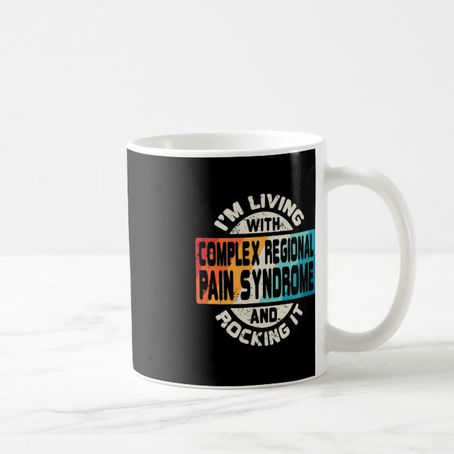 Komplex regional smärtsyndrom CRPS RSD-medvetenhet Kaffemugg (Höger)
