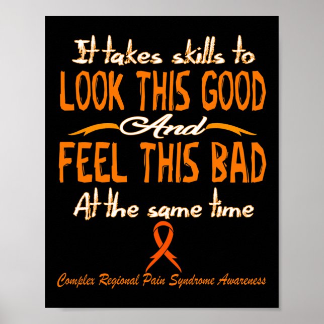 Komplex regional smärtsyndrom Medvetenhet 3 Poster (Framsidan)