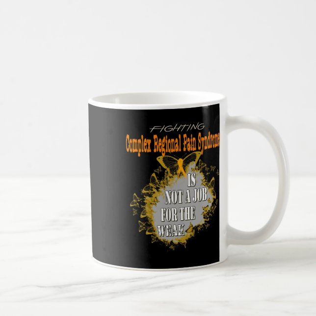 Komplex regional smärtsyndrom Medvetenhet 4 Kaffemugg (Höger)