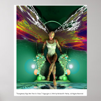 Komplexiteten splittrar hennes leksaker i kaos poster