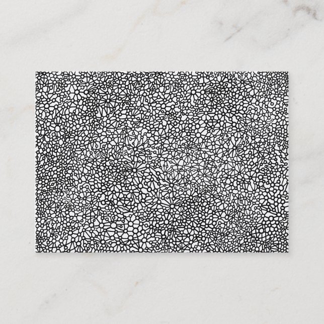 Komplext nätverk visitkort (Framsida)