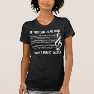 Komplicerad Musik noter Clef Music Lärare T Shirt