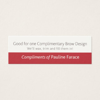 Komplicerande raddesign litet visitkort