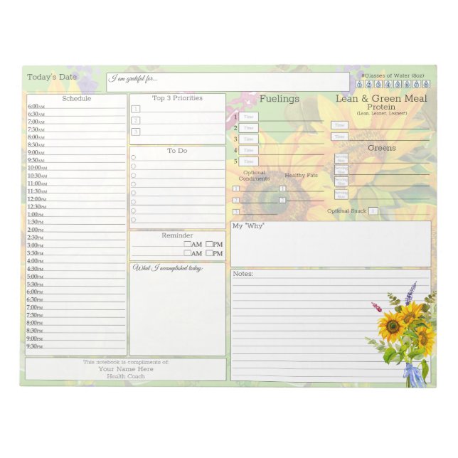 Komplikationer av - Daglig planering 5 och 1 mat J Anteckningsblock (Framsida)