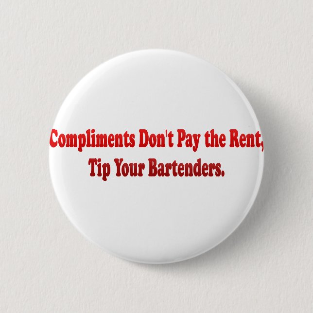 Komplimang betalar inte hyran knapp (Framsida)