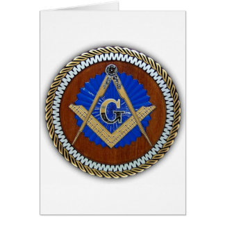 komplott för freemasonen kvadrerar & omringar NU Hälsningskort
