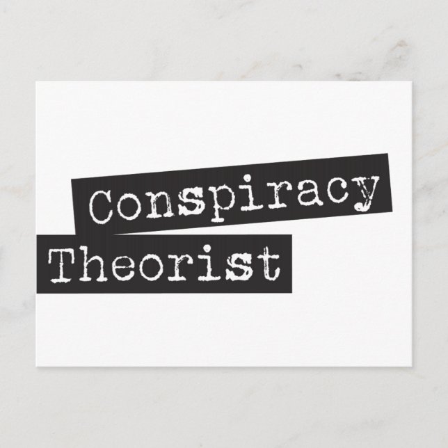 KomplottTHEORIST Vykort (Framsida)