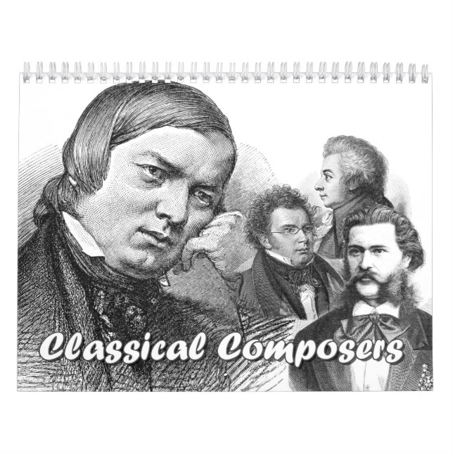 Komponisten-Kalender, 12 Composers-12 Combinations Kalender (Omslag)