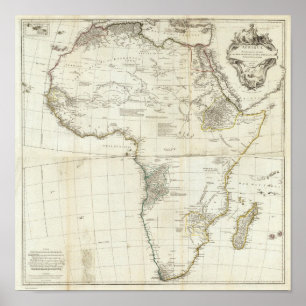 Komposit av afrikan poster