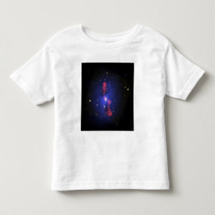 Komposit avbildar av en galax samla i en klunga t-shirt
