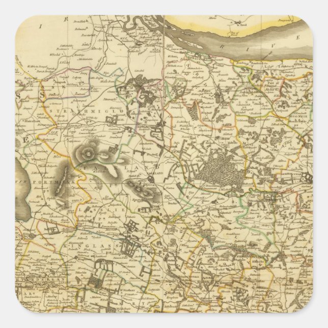 Kompositfilm, kinross fyrkantigt klistermärke (Framsida)