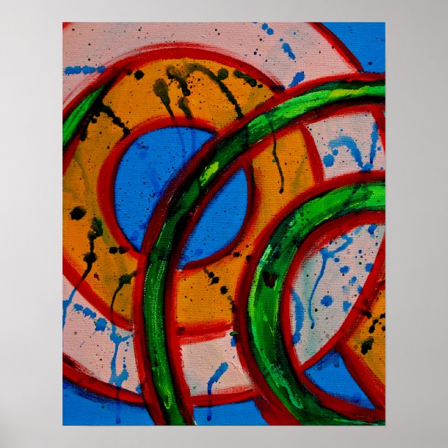 Komposition #20A av Michael Moffa Poster (Framsidan)