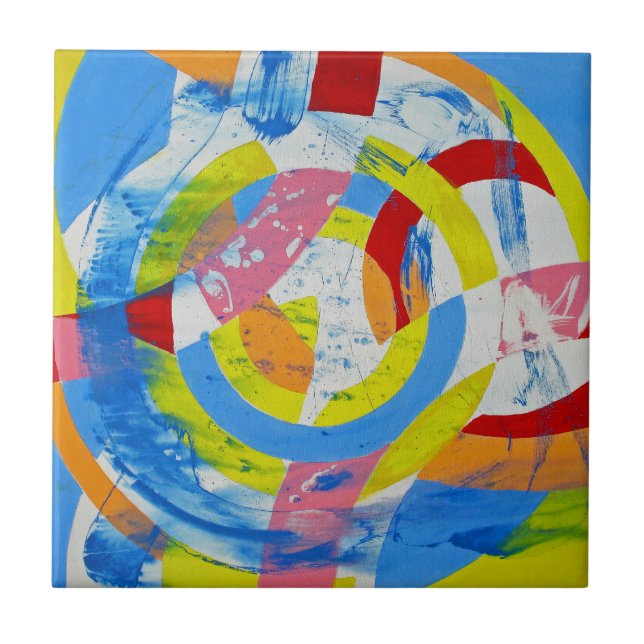 Komposition #2 av Michael Moffa Kakelplatta (Framsidan)