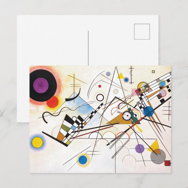 Komposition 8 | Kandinsky | Vykort (Fram/baksida)