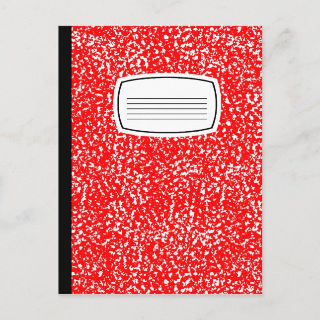 kompositionsbok vykort (Framsida)