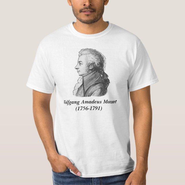 Kompositör - Mozart T-shirt (Framsida)
