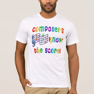 Kompositörer vet ställningen t-shirt