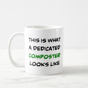 kompost, dedikerad kaffemugg