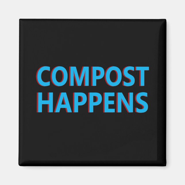 kompost händer kompost magnet (Framsidan)