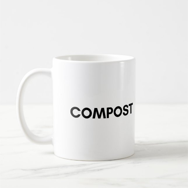 kompost kaffemugg (Vänster)