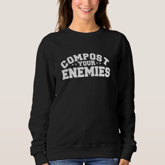 Kompostera dina fiender  t shirt (Framsida)