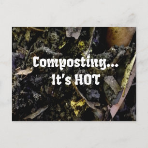 Kompostering.. Det är vykort för HETT