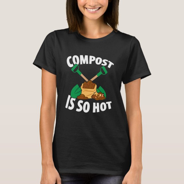 Kompostering för kompost trädgårdsmästare bonde ko t shirt (Framsida)