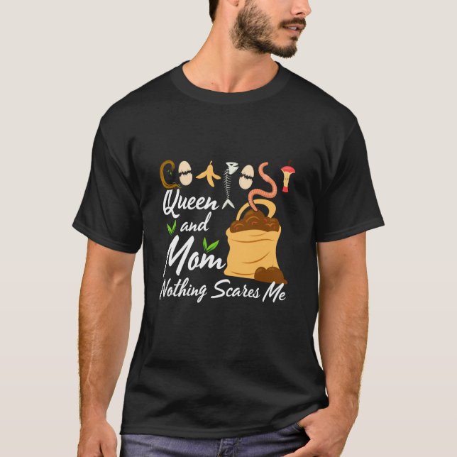Kompostering för kompost trädgårdsmästare bonde ko t shirt (Framsida)