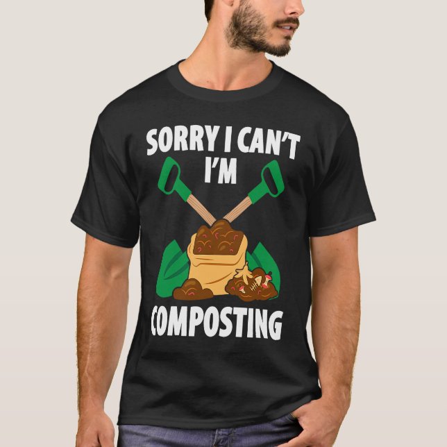Kompostering för kompostering av trädgårdsodlare t shirt (Framsida)