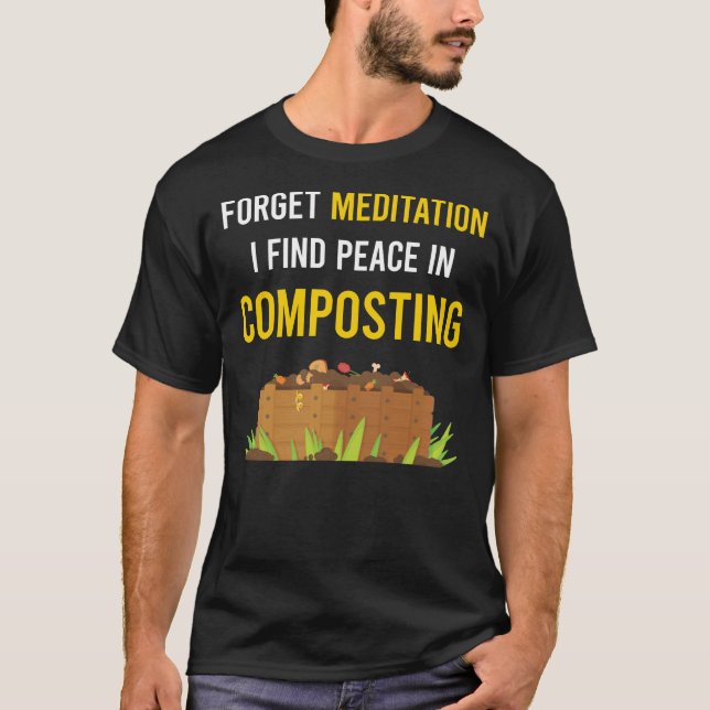 Kompostkompostkompostkompostering för medling t shirt (Framsida)