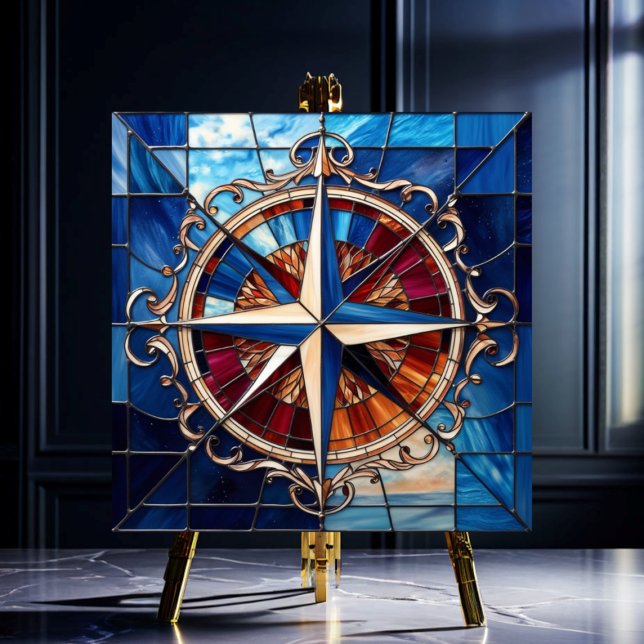Komprimera Ro med Rulla Gräns Nedfläckad-Glass-uts Kakelplatta (Skapare uppladdad)