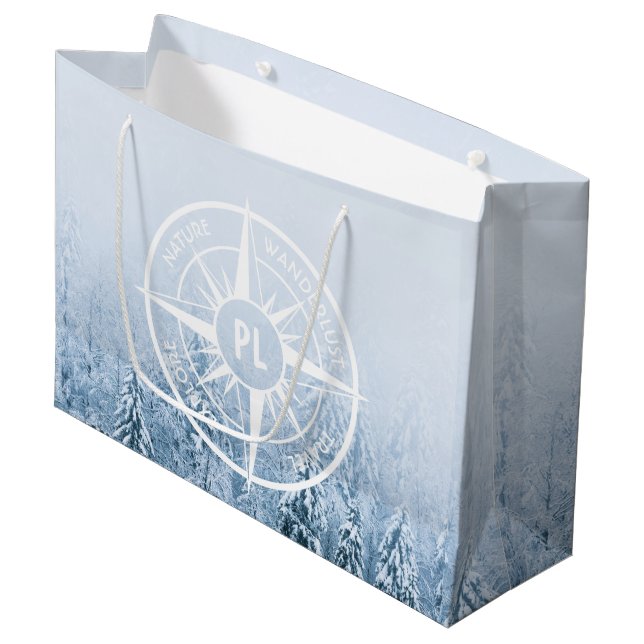 Komprimera stjärnornas emblem i monogram vintergry (Framsidan Vinklad)