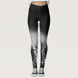 Komprimera stjärnornas emblem monogram dramatiska  leggings
