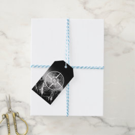 Komprimera stjärnornas emblem monogram dramatiska presentetikett