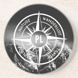 Komprimera stjärnornas emblem monogram dramatiska underlägg